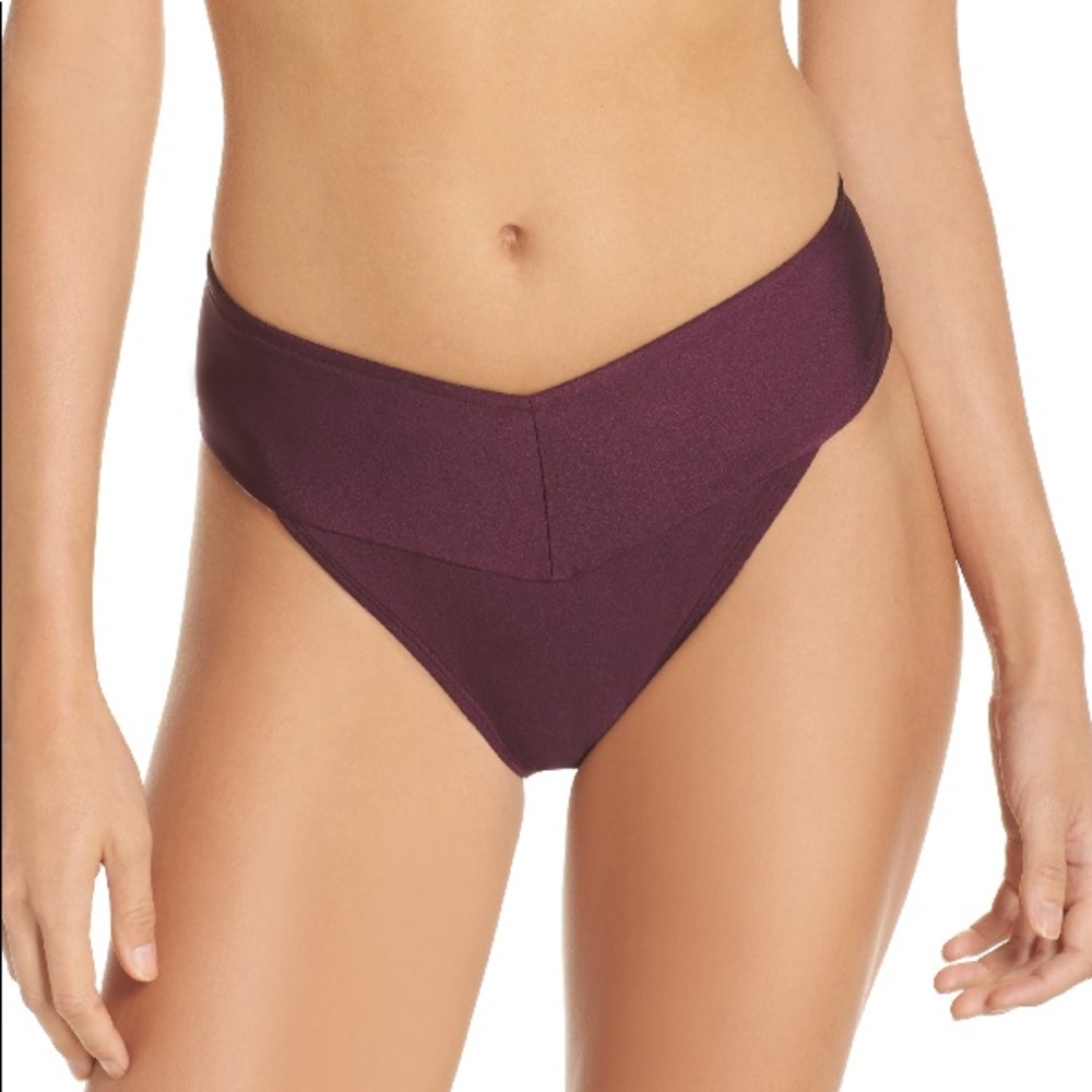 TED BAKER HIGH WAISTED WRAP BIKINI BOTTOM